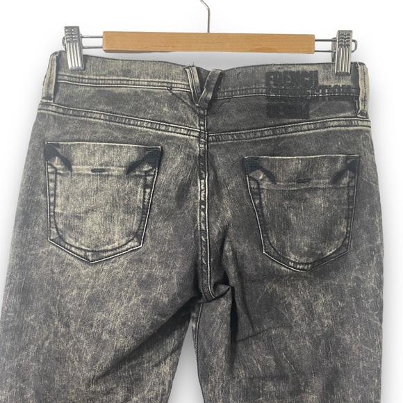 French Connection Acid Wash Jeans Marbled Skin Tight Jeans - Picture 7 of 8